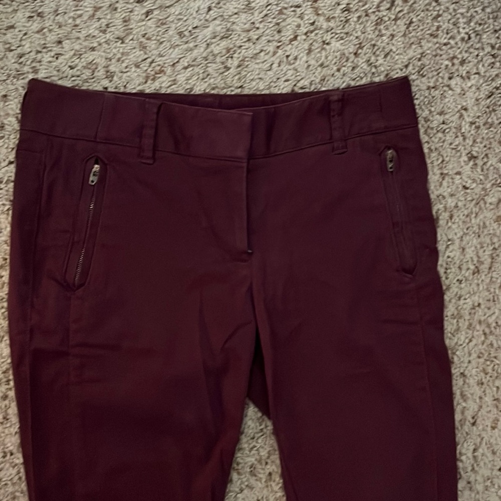 Maroon Chino LOFT Pants